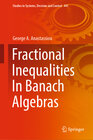 Buchcover Fractional Inequalities In Banach Algebras