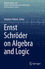 Buchcover Ernst Schröder on Algebra and Logic