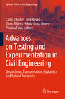 Buchcover Advances on Testing and Experimentation in Civil Engineering