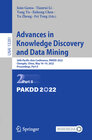 Buchcover Advances in Knowledge Discovery and Data Mining