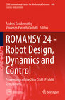 Buchcover ROMANSY 24 - Robot Design, Dynamics and Control