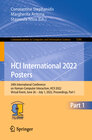 Buchcover HCI International 2022 Posters
