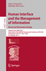 Buchcover Human Interface and the Management of Information: Visual and Information Design