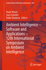 Buchcover Ambient Intelligence – Software and Applications – 12th International Symposium on Ambient Intelligence