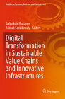 Buchcover Digital Transformation in Sustainable Value Chains and Innovative Infrastructures