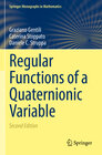 Buchcover Regular Functions of a Quaternionic Variable