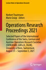Buchcover Operations Research Proceedings 2021