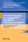 Buchcover Information Processing and Management of Uncertainty in Knowledge-Based Systems