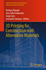 Buchcover 3D Printing for Construction with Alternative Materials