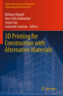 Buchcover 3D Printing for Construction with Alternative Materials