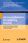 Buchcover Advanced Informatics for Computing Research