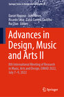 Buchcover Advances in Design, Music and Arts II