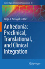 Buchcover Anhedonia: Preclinical, Translational, and Clinical Integration