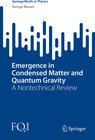 Buchcover Emergence in Condensed Matter and Quantum Gravity
