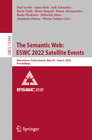 Buchcover The Semantic Web: ESWC 2022 Satellite Events