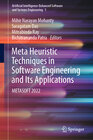 Buchcover Meta Heuristic Techniques in Software Engineering and Its Applications