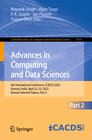 Buchcover Advances in Computing and Data Sciences