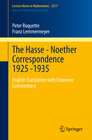 Buchcover The Hasse - Noether Correspondence 1925 -1935
