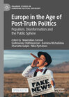 Buchcover Europe in the Age of Post-Truth Politics