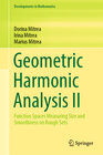 Buchcover Geometric Harmonic Analysis II