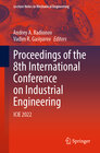Buchcover Proceedings of the 8th International Conference on Industrial Engineering