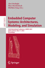 Buchcover Embedded Computer Systems: Architectures, Modeling, and Simulation