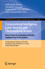 Buchcover Computational Intelligence, Cyber Security and Computational Models. Recent Trends in Computational Models, Intelligent 