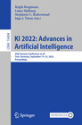 KI 2022: Advances in Artificial Intelligence width=