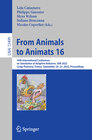 Buchcover From Animals to Animats 16