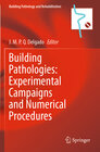 Buchcover Building Pathologies: Experimental Campaigns and Numerical Procedures