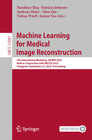 Buchcover Machine Learning for Medical Image Reconstruction