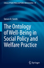 Buchcover The Ontology of Well-Being in Social Policy and Welfare Practice