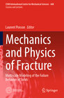 Buchcover Mechanics and Physics of Fracture