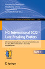 Buchcover HCI International 2022 – Late Breaking Posters