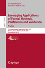 Buchcover Leveraging Applications of Formal Methods, Verification and Validation. Practice