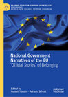 Buchcover National Government Narratives of the EU