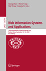 Buchcover Web Information Systems and Applications