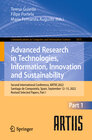 Buchcover Advanced Research in Technologies, Information, Innovation and Sustainability