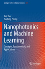 Buchcover Nanophotonics and Machine Learning