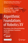 Buchcover Algorithmic Foundations of Robotics XV