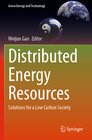 Buchcover Distributed Energy Resources