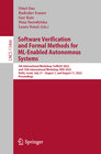 Buchcover Software Verification and Formal Methods for ML-Enabled Autonomous Systems