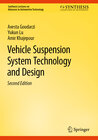 Buchcover Vehicle Suspension System Technology and Design