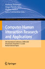 Buchcover Computer-Human Interaction Research and Applications