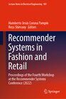 Buchcover Recommender Systems in Fashion and Retail
