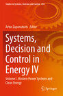 Buchcover Systems, Decision and Control in Energy IV