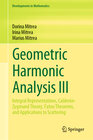 Buchcover Geometric Harmonic Analysis III
