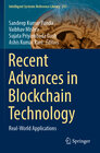 Buchcover Recent Advances in Blockchain Technology