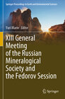 Buchcover XIII General Meeting of the Russian Mineralogical Society and the Fedorov Session