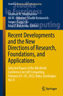 Buchcover Recent Developments and the New Directions of Research, Foundations, and Applications